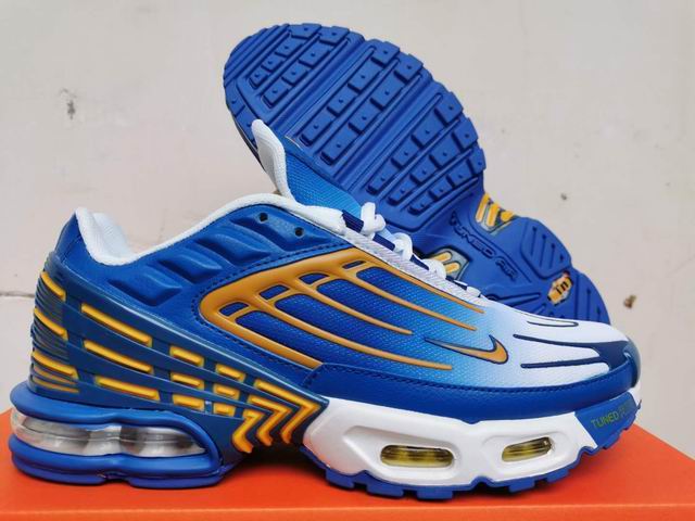 Nike Air Max Plus 3 Men's Shoes Blue Yellow White-02